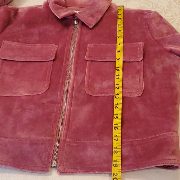 Women's jacket Nine West  size S pink Zip-up - Picture 9 of 10